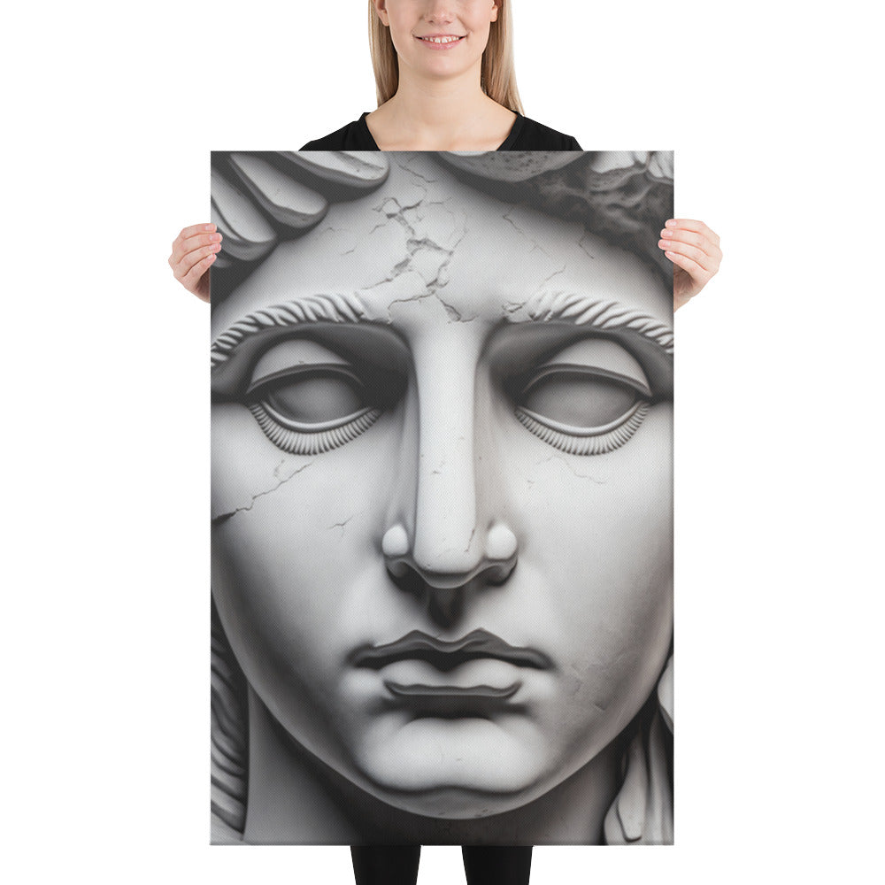 Leinwandbild weißer Marmor 60 cm x 90 cm