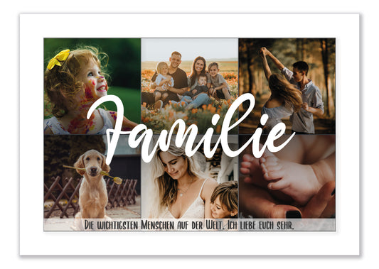 Fotocollage mit 6 Fotos als PDF-Datei